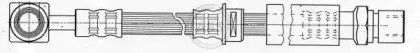SL 5231 A.B.S. Тормозной шланг SL 5231 A.B.S. Тормозной шланг